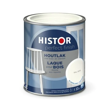 Histor Perfect Finish Houtlak RAL 9010 Zijdeglans 750 Ml 4 Histor Perfect Finish Houtlak RAL 9010 Zijdeglans 750 Ml - Afbeelding 2