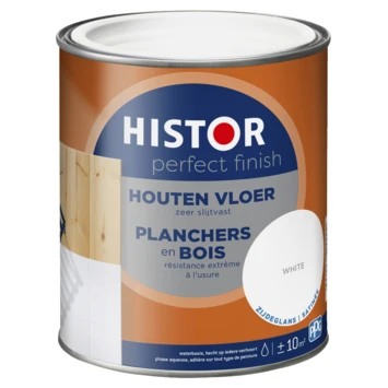 Histor Perfect Finish Houten Vloer 7000 Wit Zijdeglans 750 Ml 4 Histor Perfect Finish Houten Vloer 7000 Wit Zijdeglans 750 Ml - Afbeelding 2