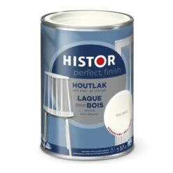Histor Perfect Finish Houtlak RAL 9003 Hoogglans 1,25 Liter -Muurverf Voor Thuis 123 1207
