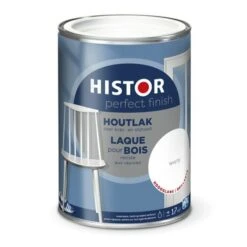 Histor Perfect Finish Houtlak 7000 Wit Hoogglans 1,25 Liter -Muurverf Voor Thuis 123 1230