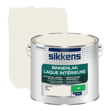 Sikkens Binnenlak RAL 9010 Mat 2,5 Liter 3 Sikkens Binnenlak RAL 9010 Mat 2,5 Liter