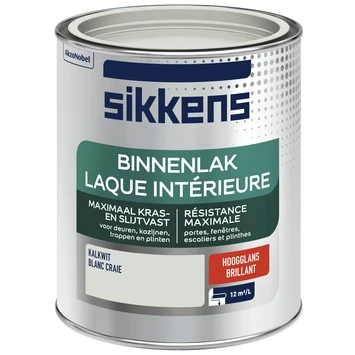 Sikkens Binnenlak Kalkwit Hoogglans 750 Ml 4 Sikkens Binnenlak Kalkwit Hoogglans 750 Ml - Afbeelding 2
