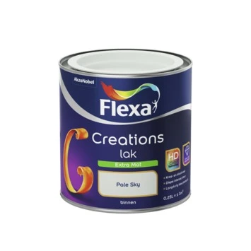 Flexa Creations Binnenlak Pale Sky Extra Mat 250 Ml 4 Flexa Creations Binnenlak Pale Sky Extra Mat 250 Ml - Afbeelding 2