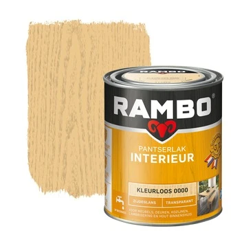 Rambo Pantserlak Interieur Transparant Zijdeglans Kleurloos 750 Ml 3 Rambo Pantserlak Interieur Transparant Zijdeglans Kleurloos 750 Ml