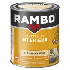 Rambo Pantserlak Interieur Transparant Zijdeglans Kleurloos 750 Ml 7 Rambo Pantserlak Interieur Transparant Zijdeglans Kleurloos 750 Ml -Muurverf Voor Thuis 123 1319