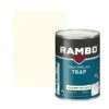 Rambo Pantserlak Trap Dekkend Zijdeglans Zuiverwit 1,25 Liter
