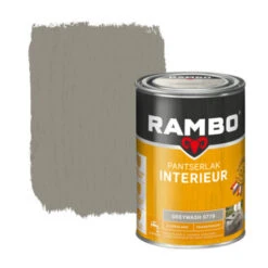 Rambo Pantserlak Interieur Transparant Zijdeglans Greywash 750 Ml