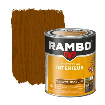 Rambo Pantserlak Interieur Transparant Zijdeglans Warm Walnoot 750 Ml 3 Rambo Pantserlak Interieur Transparant Zijdeglans Warm Walnoot 750 Ml