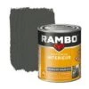 Rambo Pantserlak Interieur Transparant Zijdeglans Antraciet Grijs 750 Ml -Muurverf Voor Thuis 123 1364