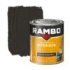 Rambo Pantserlak Interieur Transparant Mat Blackwash 750 Ml -Muurverf Voor Thuis 123 1391
