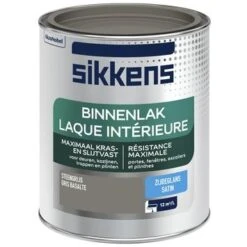 Sikkens Binnenlak Steengrijs Zijdeglans 750 Ml -Muurverf Voor Thuis 123 140