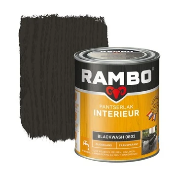 Rambo Pantserlak Interieur Transparant Zijdeglans Blackwash 750 Ml 3 Rambo Pantserlak Interieur Transparant Zijdeglans Blackwash 750 Ml