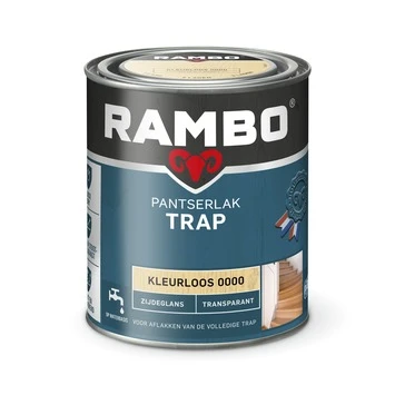 Rambo Pantserlak Trap Transparant Zijdeglans Kleurloos 750 Ml 5 Rambo Pantserlak Trap Transparant Zijdeglans Kleurloos 750 Ml - Afbeelding 3