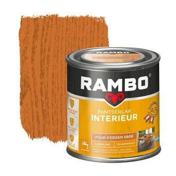 Rambo Pantserlak Interieur Transparant Zijdeglans Puur Kersen 250 Ml 3 Rambo Pantserlak Interieur Transparant Zijdeglans Puur Kersen 250 Ml