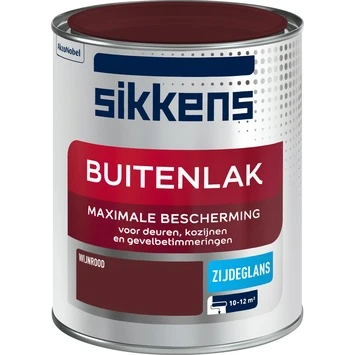 Sikkens Buitenlak Wijnrood Zijdeglans 750 Ml 4 Sikkens Buitenlak Wijnrood Zijdeglans 750 Ml - Afbeelding 2