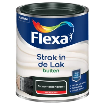 Flexa Strak In De Lak Voor Buiten Monumentengroen Hoogglans 750 Ml 4 Flexa Strak In De Lak Voor Buiten Monumentengroen Hoogglans 750 Ml - Afbeelding 2