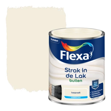 Flexa Strak In De Lak Voor Buiten Ivoorwit Zijdeglans 750 Ml 3 Flexa Strak In De Lak Voor Buiten Ivoorwit Zijdeglans 750 Ml