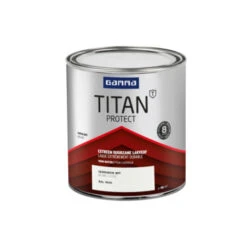 GAMMA Titan Buitenlak Hoogglans 750 Ml Gebroken Wit -Muurverf Voor Thuis 123 151