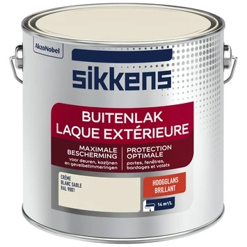 Sikkens Buitenlak RAL 9001 Hoogglans 2,5 Liter 4 Sikkens Buitenlak RAL 9001 Hoogglans 2,5 Liter - Afbeelding 2