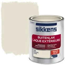 Sikkens Buitenlak RAL 9001 Hoogglans 750 Ml