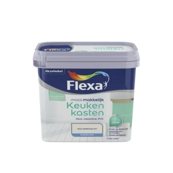Flexa Mooi Makkelijk Keukenkasten Gebroken Wit Zijdeglans 750 Ml 4 Flexa Mooi Makkelijk Keukenkasten Gebroken Wit Zijdeglans 750 Ml - Afbeelding 2