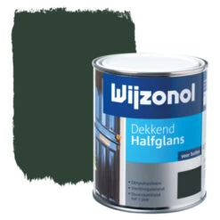 Wijzonol Lak Dekkend Lauriergroen Halfglans 750 Ml