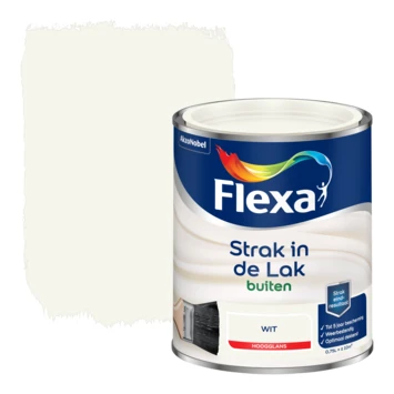 Flexa Strak In De Lak Voor Buiten Wit Hoogglans 750 Ml 3 Flexa Strak In De Lak Voor Buiten Wit Hoogglans 750 Ml