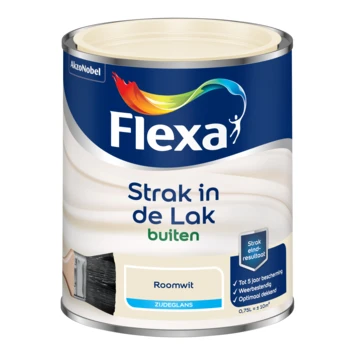 Flexa Strak In De Lak Voor Buiten Roomwit Zijdeglans 750 Ml 4 Flexa Strak In De Lak Voor Buiten Roomwit Zijdeglans 750 Ml - Afbeelding 2