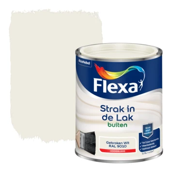 Flexa Strak In De Lak Voor Buiten Gebroken Wit Hoogglans 750 Ml 3 Flexa Strak In De Lak Voor Buiten Gebroken Wit Hoogglans 750 Ml
