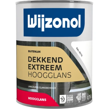 Wijzonol Dekkend Extreem Hoogglans RAL 9016 750ml 3 Wijzonol Dekkend Extreem Hoogglans RAL 9016 750ml