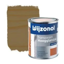 Wijzonol Lak Transparant Noten Hoogglans 750 Ml
