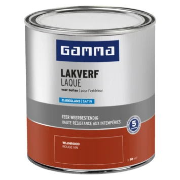 GAMMA Buitenlak Zijdeglans 750 Ml Wijnrood 4 GAMMA Buitenlak Zijdeglans 750 Ml Wijnrood - Afbeelding 2