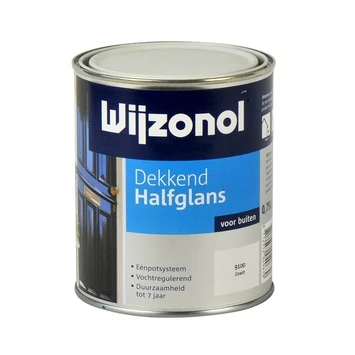Wijzonol Lak Dekkend Ijswit Halfglans 750 Ml 4 Wijzonol Lak Dekkend Ijswit Halfglans 750 Ml - Afbeelding 2
