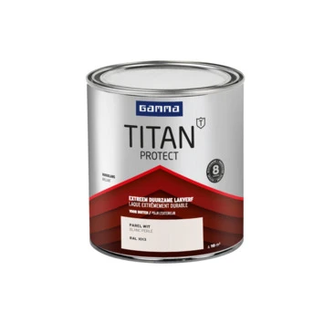 GAMMA Titan Buitenlak Hoogglans 750 Ml Parelwit 4 GAMMA Titan Buitenlak Hoogglans 750 Ml Parelwit - Afbeelding 2