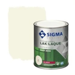 Sigma Lak Exterieur 9001 Cremewit Hoogglans 750 Ml