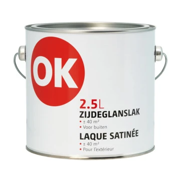 OK Buitenlak Zijdeglans 2,5 L Wit 4 OK Buitenlak Zijdeglans 2,5 L Wit - Afbeelding 2