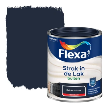 Flexa Strak In De Lak Voor Buiten Gelders Blauw Hoogglans 750 Ml 3 Flexa Strak In De Lak Voor Buiten Gelders Blauw Hoogglans 750 Ml