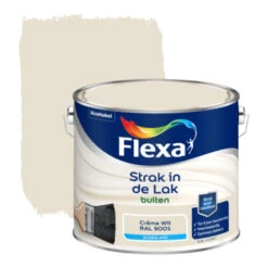 Flexa Strak In De Lak Voor Buiten Zijdeglans Ral 9001 2,5 L