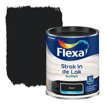 Flexa Strak In De Lak Voor Buiten Zwart Zijdeglans 750 Ml 3 Flexa Strak In De Lak Voor Buiten Zwart Zijdeglans 750 Ml