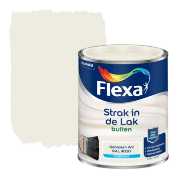 Flexa Strak In De Lak Voor Buiten Gebroken Wit Zijdeglans 750 Ml 3 Flexa Strak In De Lak Voor Buiten Gebroken Wit Zijdeglans 750 Ml