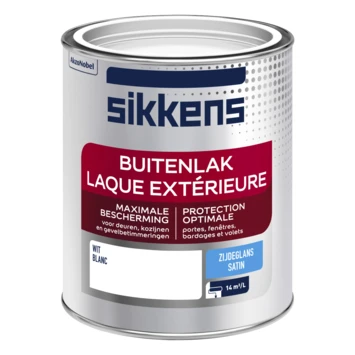 Sikkens Buitenlak Wit Zijdeglans 750 Ml 4 Sikkens Buitenlak Wit Zijdeglans 750 Ml - Afbeelding 2