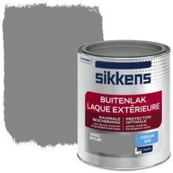 Sikkens Buitenlak Loodgrijs Zijdeglans 750 Ml