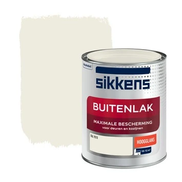 Sikkens Buitenlak RAL 9010 Hoogglans 750 Ml 3 Sikkens Buitenlak RAL 9010 Hoogglans 750 Ml