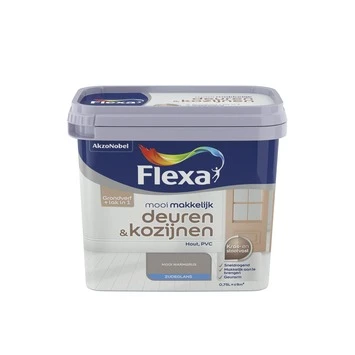 Flexa Mooi Makkelijk Deuren&kozijnen Warmgrijs Zijdeglans 750 Ml 4 Flexa Mooi Makkelijk Deuren&kozijnen Warmgrijs Zijdeglans 750 Ml - Afbeelding 2