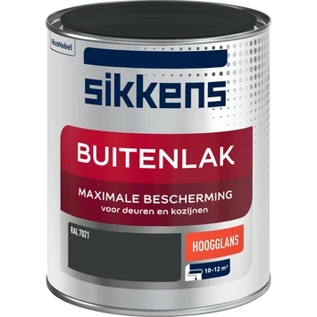 Sikkens Buitenlak RAL 7021 Hoogglans 750 Ml 4 Sikkens Buitenlak RAL 7021 Hoogglans 750 Ml - Afbeelding 2
