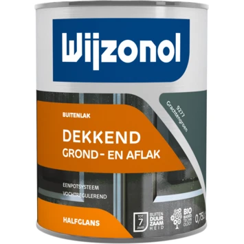 Wijzonol Lak Dekkend Grachtengroen Halfglans 750 Ml 3 Wijzonol Lak Dekkend Grachtengroen Halfglans 750 Ml