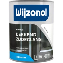 Wijzonol Dekkend Zijdeglanslak RAL 9016 750ml