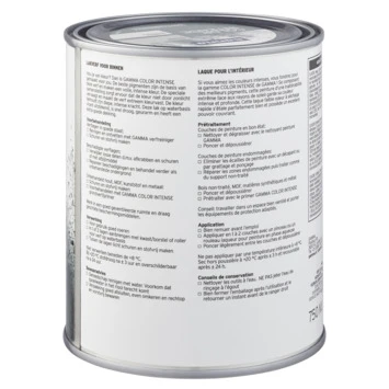 GAMMA Color Intense Binnenlak Hoogglans 750 Ml Celadon 4 GAMMA Color Intense Binnenlak Hoogglans 750 Ml Celadon - Afbeelding 2