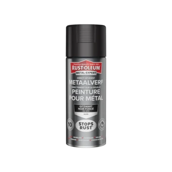 Rust-oleum Metaalverf Gloss 400ML RAL9005 4 Rust-oleum Metaalverf Gloss 400ML RAL9005 - Afbeelding 2