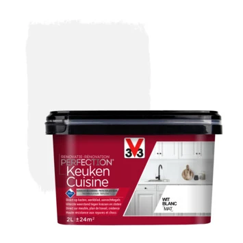 V33 Renovatieverf Keuken Wit 2 Liter 3 V33 Renovatieverf Keuken Wit 2 Liter